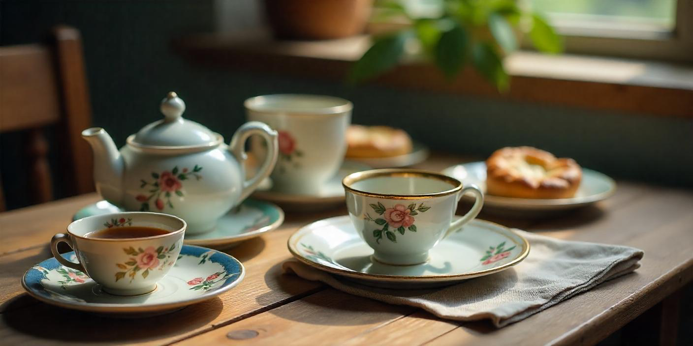 Посуда как из бабушкиного шкафа: из чего подать выпечку красиво